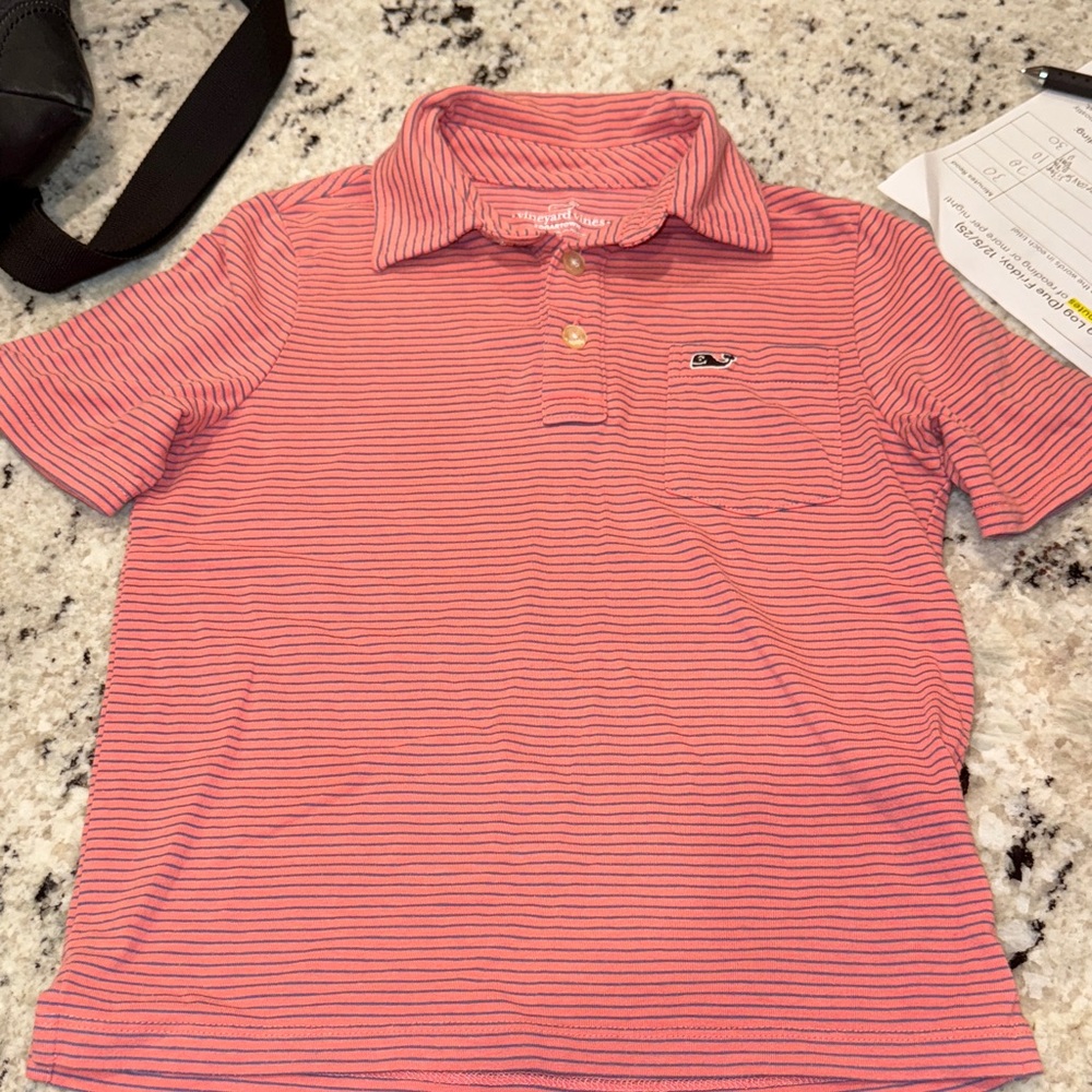 Vineyard Vines Striped Polo